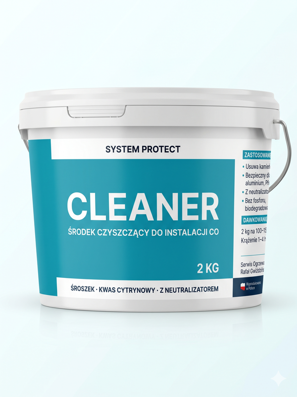 System Protect Cleaner — proszek 2 kg z neutralizatorem